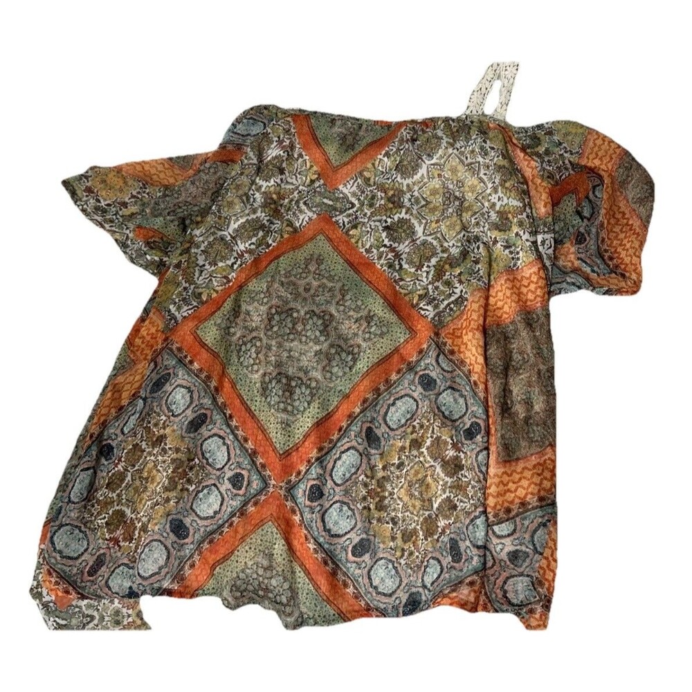 Women’s Festival Boho Cold Shoulder Top Westport 1962 M
